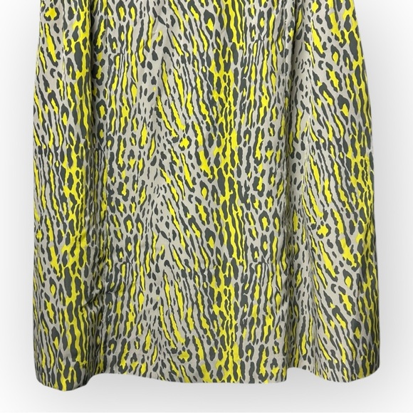 Gap Sleeveless Grey & Neon Leopard Dress 16 - Picture 5 of 9
